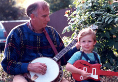 Laurie and Josh Grundy in 1987